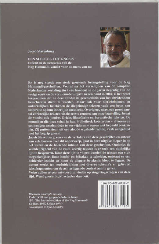 Een sleutel tot gnosis Een sleutel tot gnosis achterkant