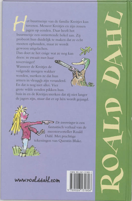 De tovervinger achterkant