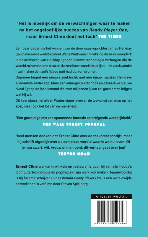 Ready Player Two / Ready Player One / 2 achterkant