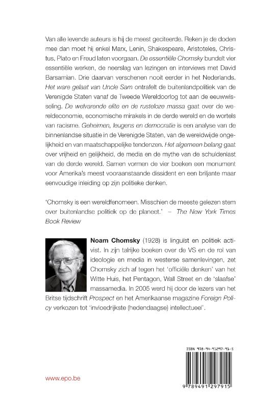 De essentiele Chomsky achterkant