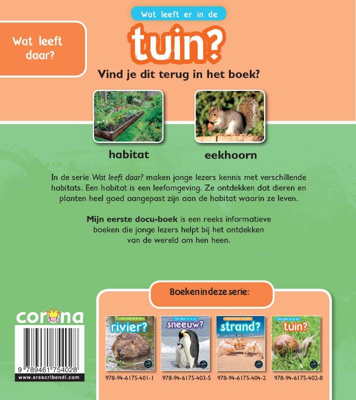 Wat leeft er in de tuin? / Wat leeft daar? achterkant