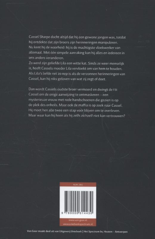 Rode handschoen / Vloekwerkers-trilogie / 2 Rode handschoen / Vloekwerkers-trilogie / 2 achterkant