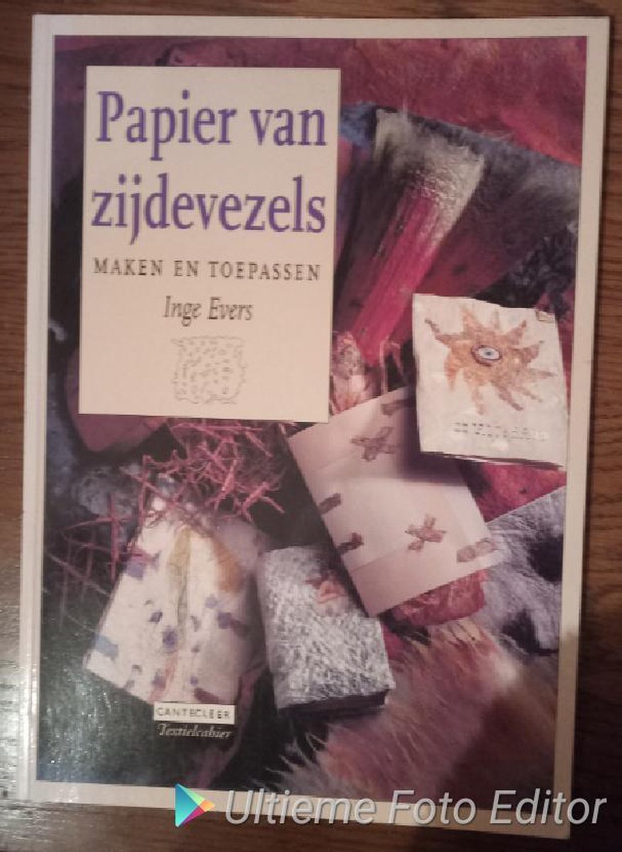 Papier van zijdevezels / Cantecleer textielcahier