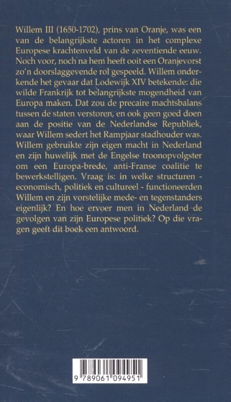 Willem III (1650-1702) / Miniaturen reeks / 63 achterkant