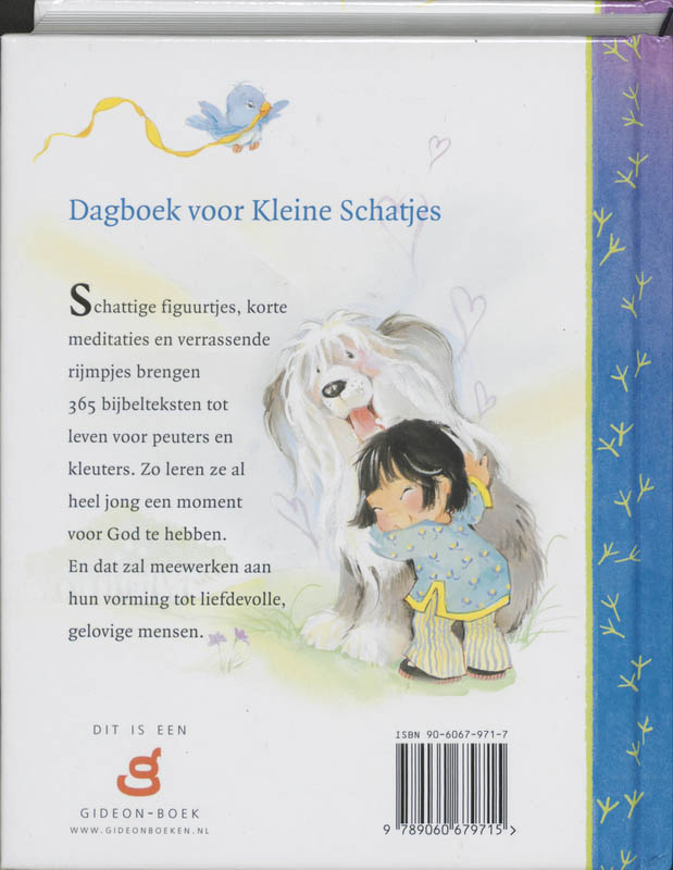 Dagboek voor kleine schatjes achterkant