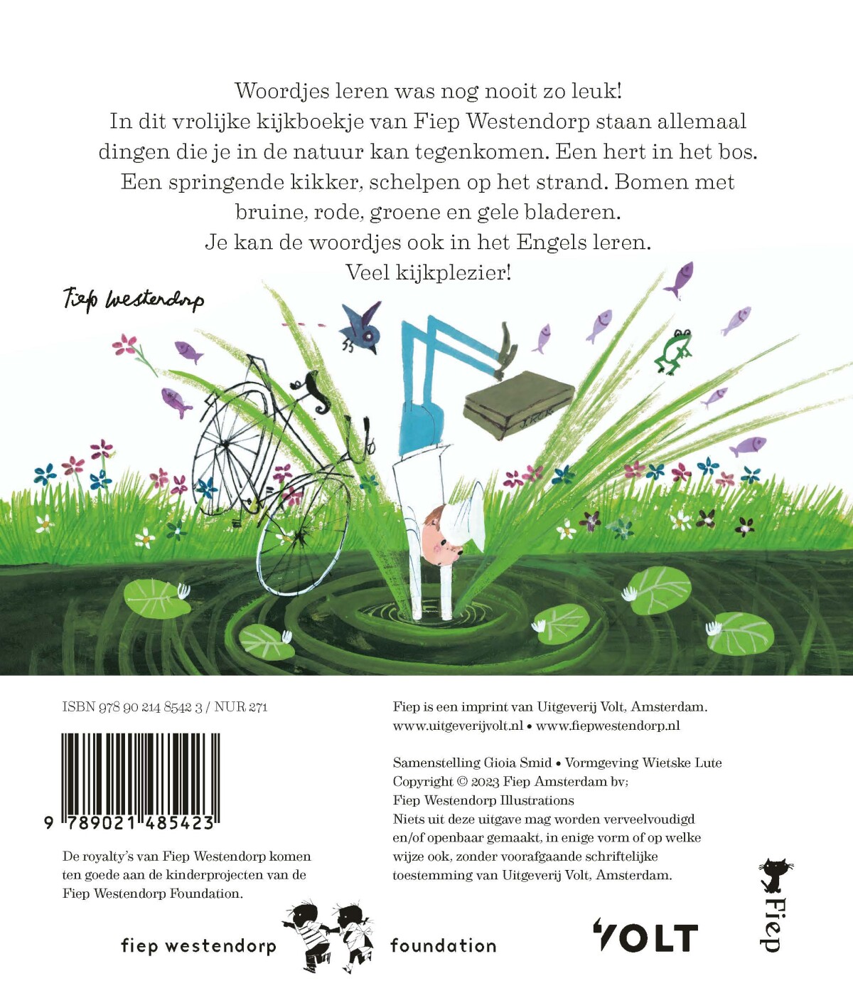 Natuur / Fiep in woordjes achterkant