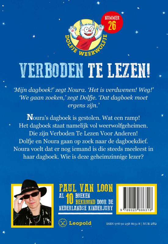 Verboden te lezen! / Dolfje Weerwolfje / 26 achterkant