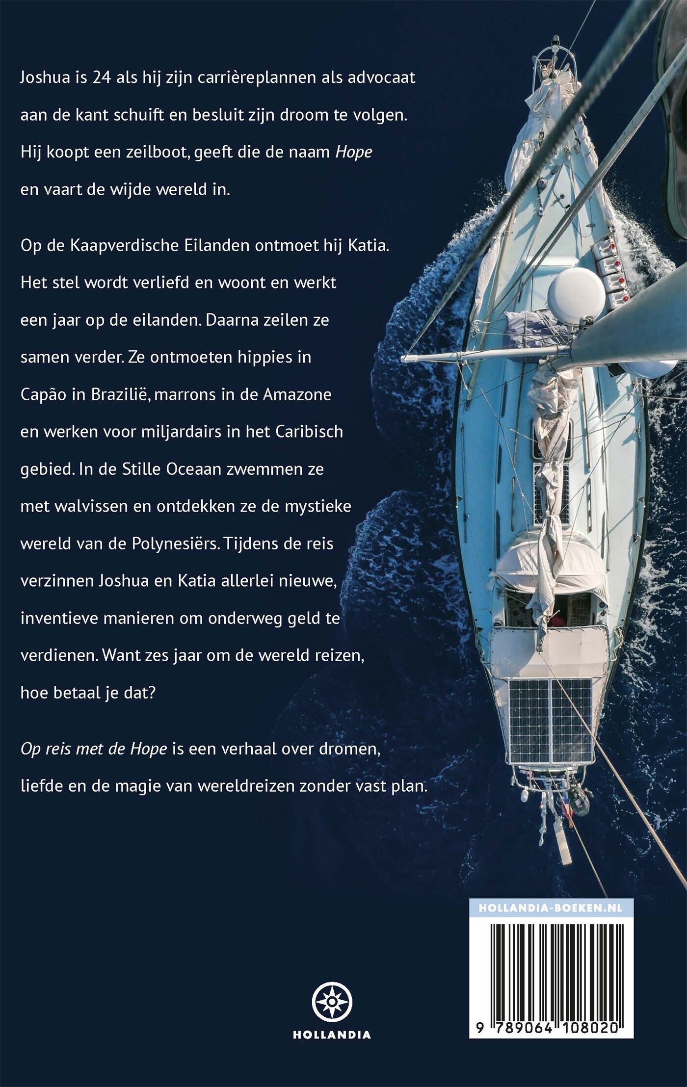 Op reis met de Hope achterkant