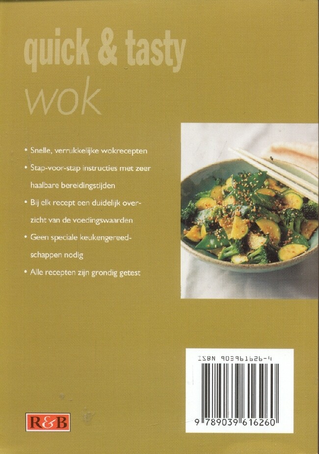 QUICK EN TASTY WOK achterkant