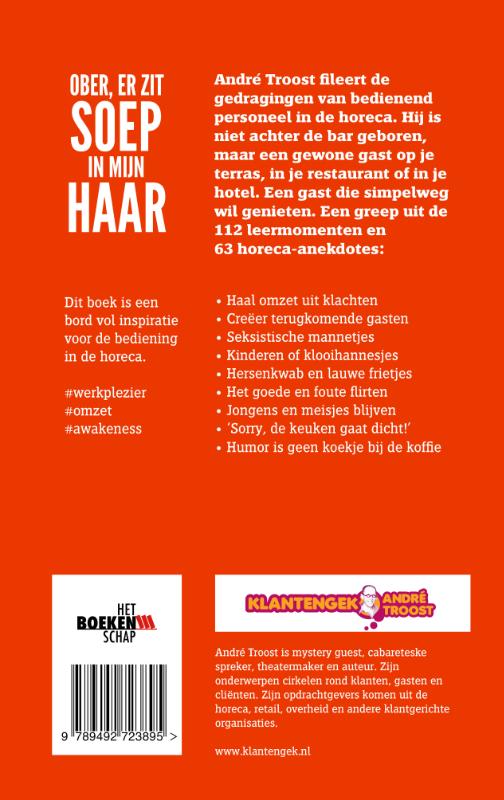 Ober, er zit soep in mijn haar / Klantengek / 3 achterkant