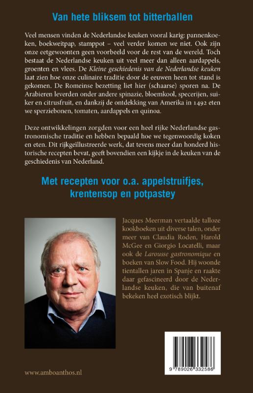 Kleine geschiedenis van de Nederlandse keuken Kleine geschiedenis van de Nederlandse keuken achterkant