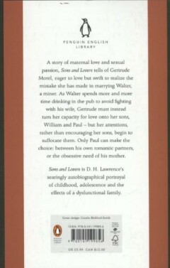 Sons and lovers / The Penguin English Library achterkant