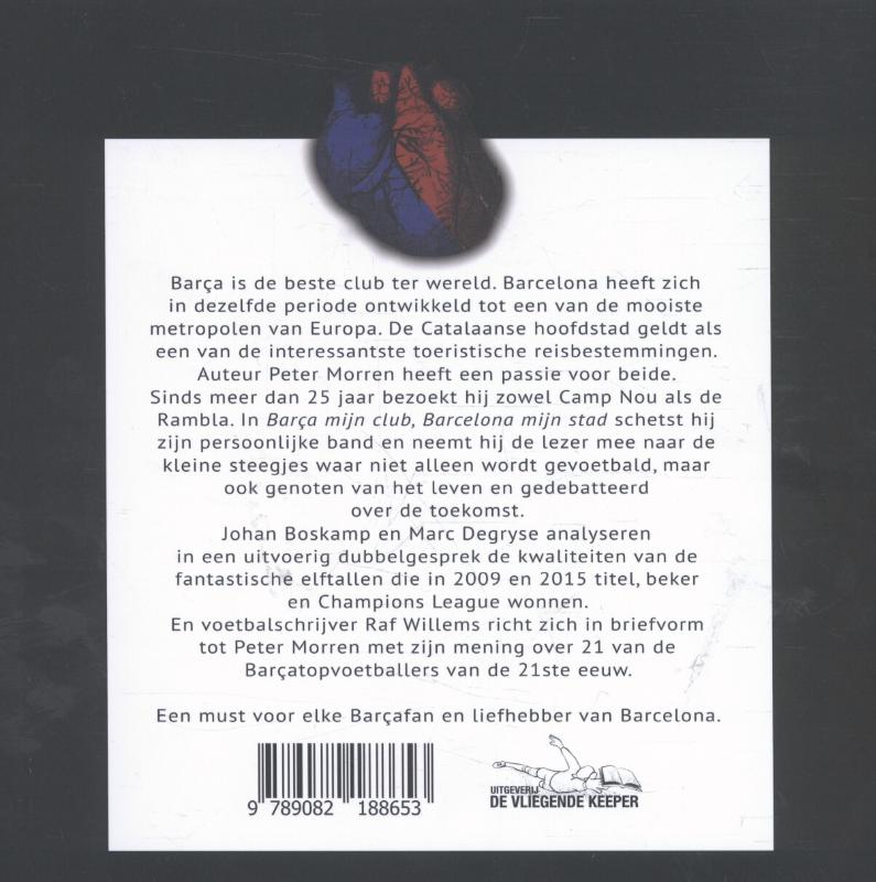 Barça mijn club, Barcelona mijn stad achterkant