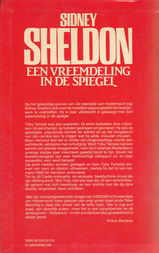 Een vreemdeling in de spiegel achterkant