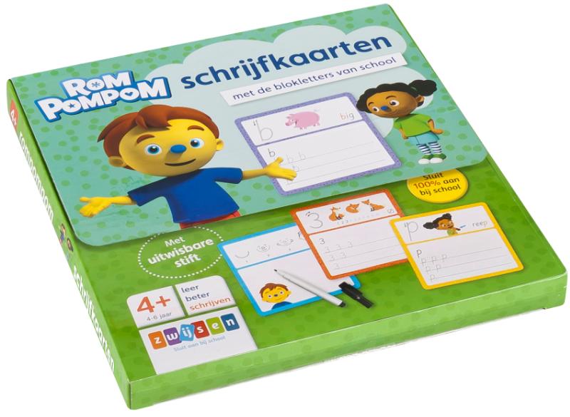 Rompompom schrijfkaarten / Rompompom
