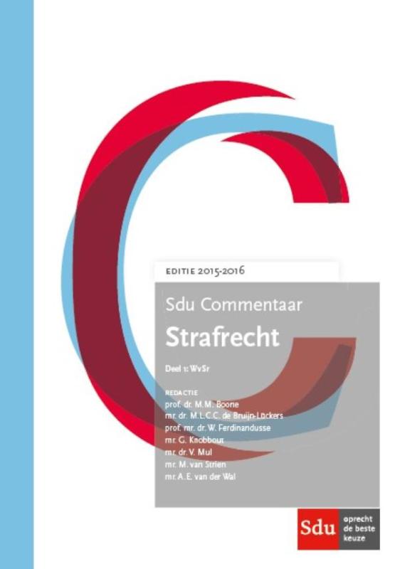 Sducommentaar  -  Sdu commentaar strafrecht 2015-2016