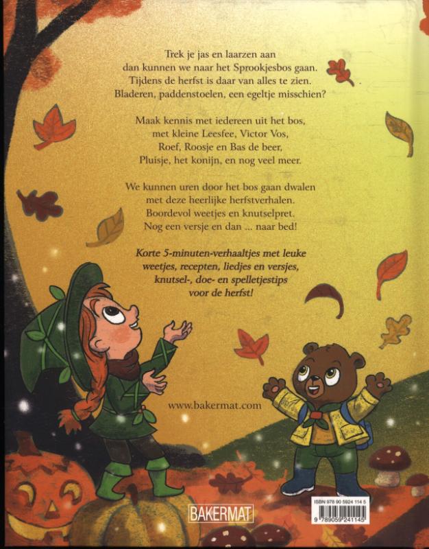 Met Leesfee door de herfst / Magische 5- minuten- verhaaltjes achterkant