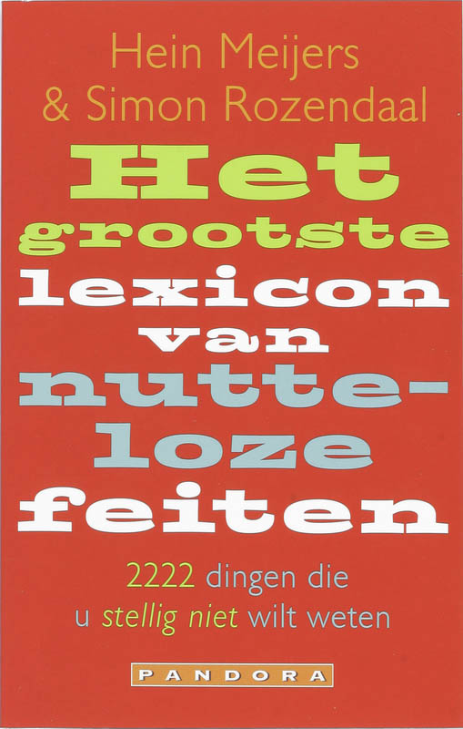 Grootste lexicon van nutteloze feiten