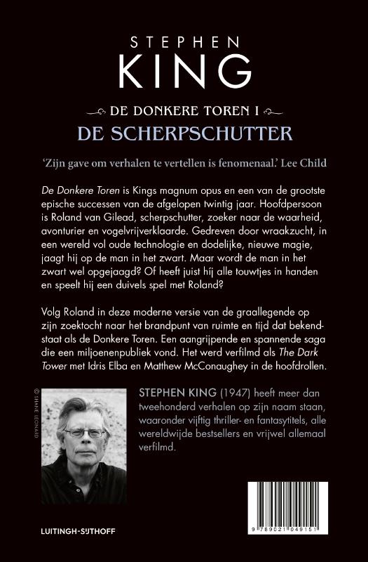 De scherpschutter / De donkere toren / 1 achterkant