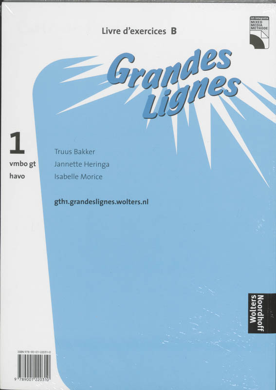Grandes lignes / 1 a/b vmbo gt / deel Werkboek achterkant