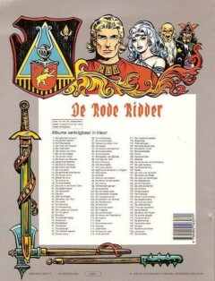 De witte duisternis / De Rode Ridder / 135 achterkant