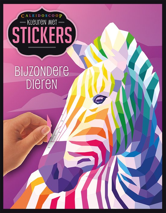 Kleuren met stickers - Bijzondere dieren