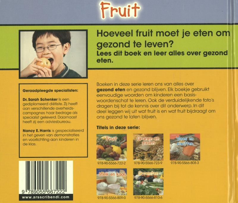 Fruit / Gezond eten achterkant