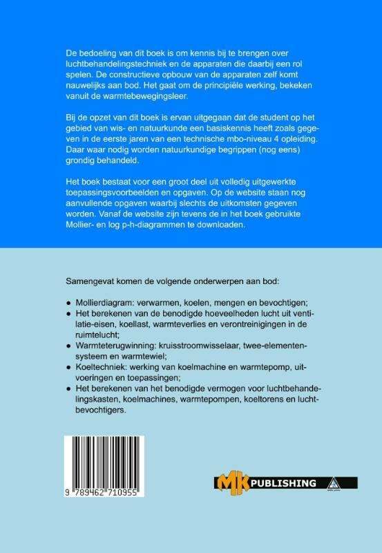 Toegepaste luchtbehandelingstechniek achterkant