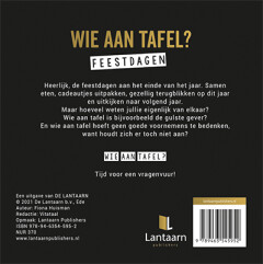Wie aan tafel? Feestdagen / Wie aan tafel? achterkant