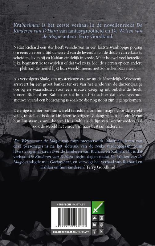 Krabbelman / De Kinderen van D'Hara / 1 achterkant