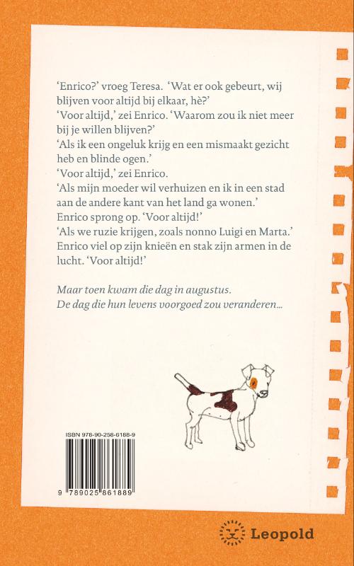 Die dag in augustus Die dag in augustus achterkant