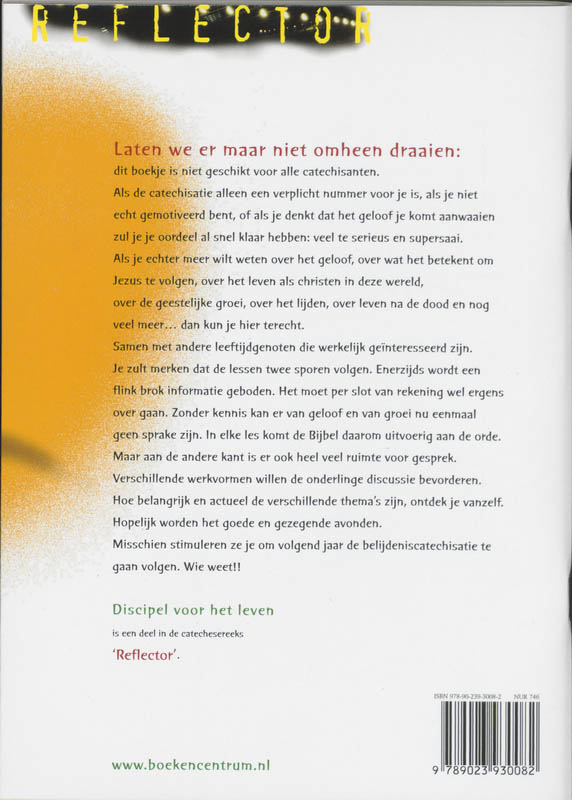 Reflector - Discipel voor het leven Reflector - Discipel voor het leven achterkant