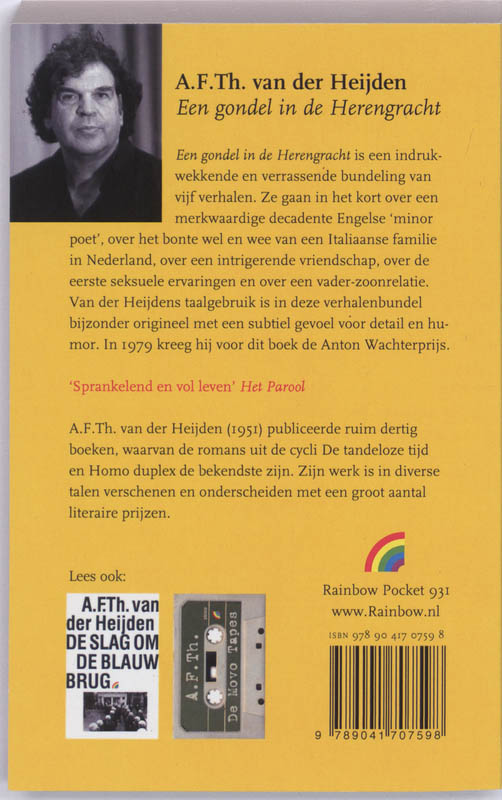 Een gondel in de Herengracht / Rainbow pocketboeken / 929 achterkant