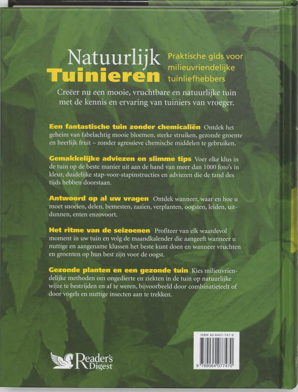 Natuurlijk Tuinieren achterkant