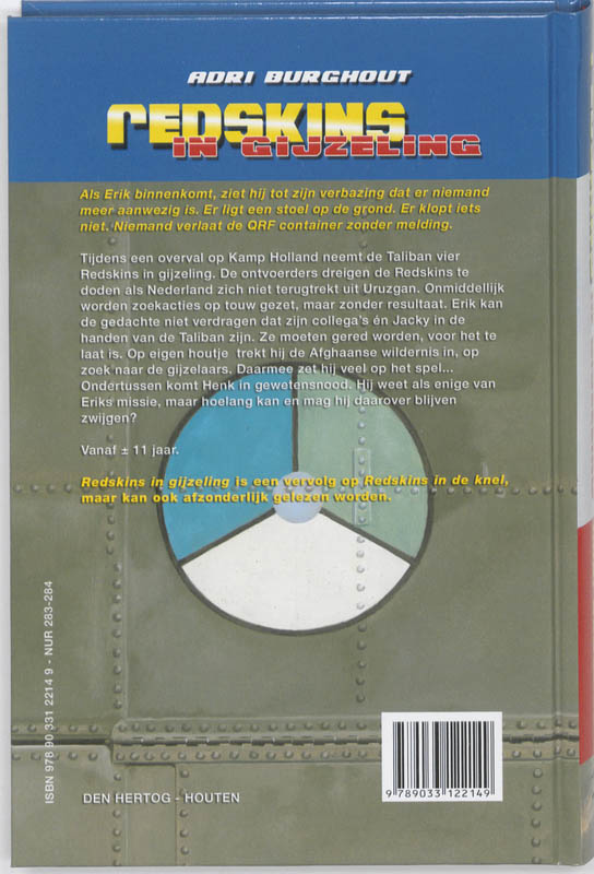 REDSKINS IN GIJZELING REDSKINS IN GIJZELING achterkant