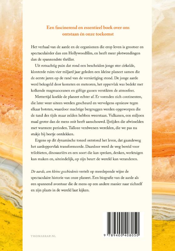 De aarde, een kleine geschiedenis De aarde, een kleine geschiedenis achterkant