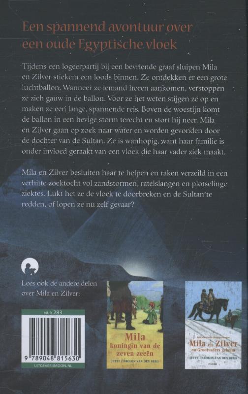 De vloek van de smaragd / Mila en Zilver achterkant