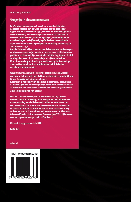 Wegwijs in de Successiewet / Wegwijsserie achterkant