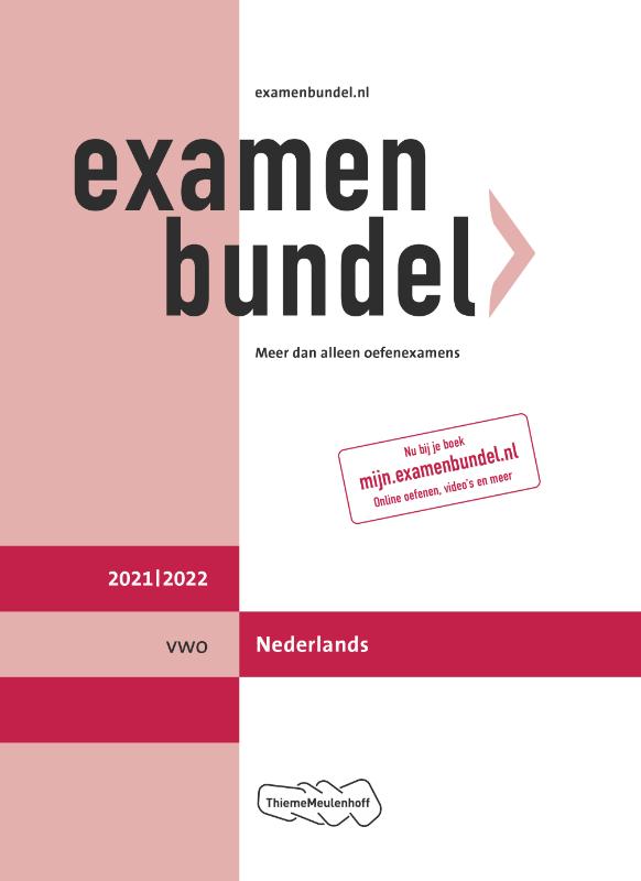 Examenbundel vwo Nederlands 2021/2022