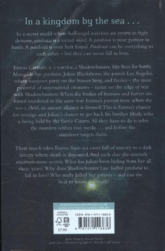 Lady Midnight / The Dark Artifices / 1 achterkant