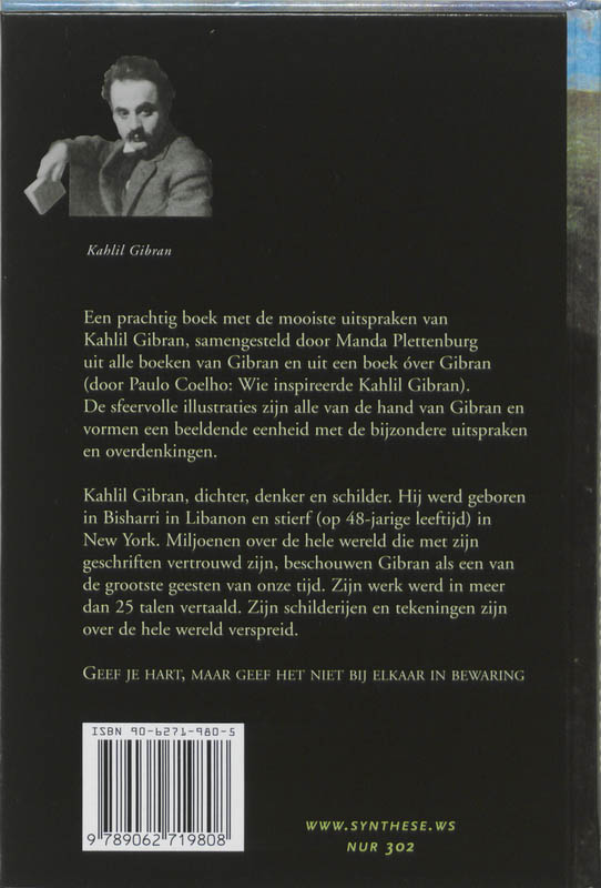 Het mooiste van Gibran Het mooiste van Gibran achterkant