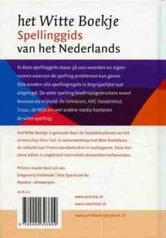 Het Witte Boekje achterkant