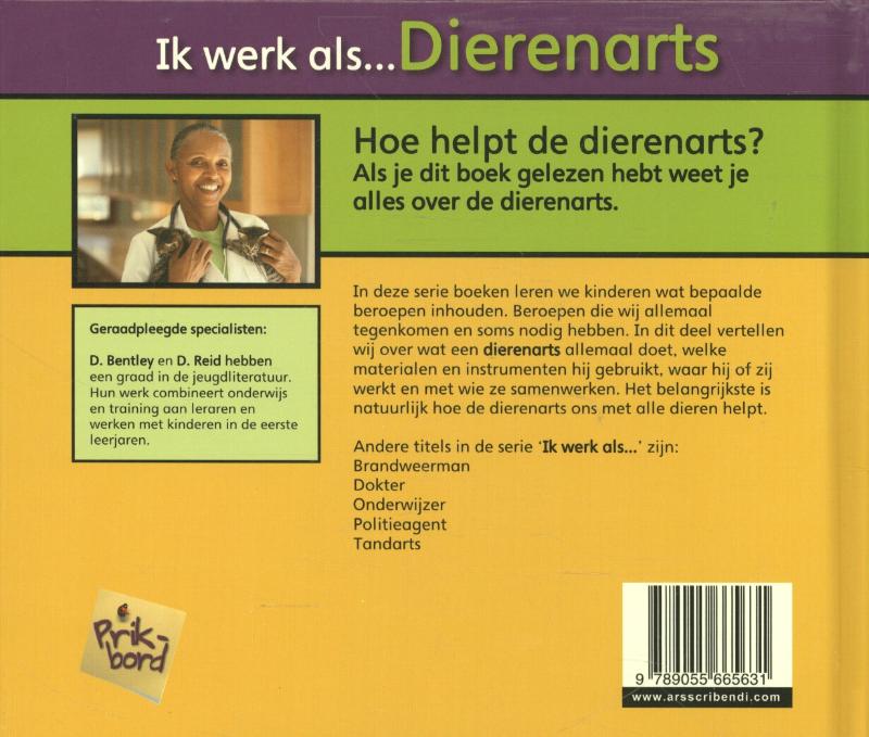 Dierenarts / Ik werk als ... achterkant