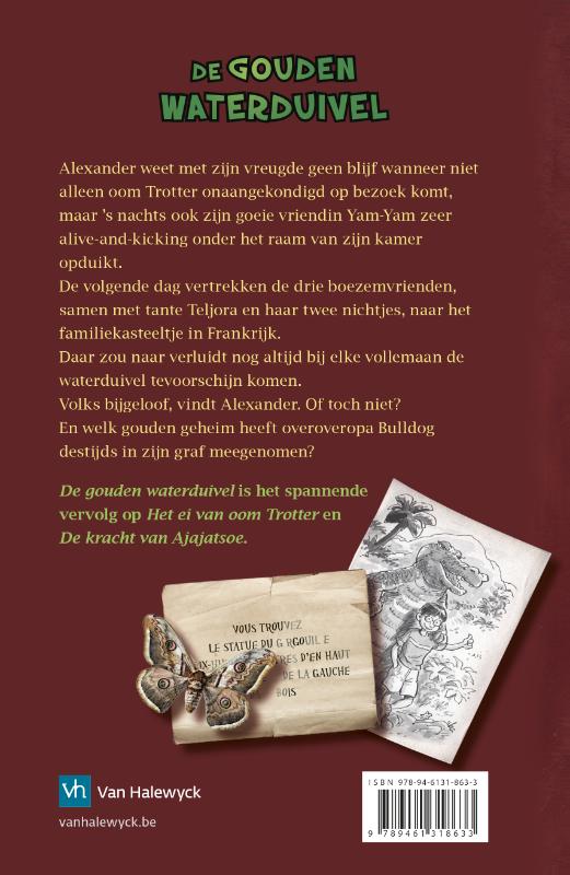 Trotter 4 - De gouden waterduivel achterkant