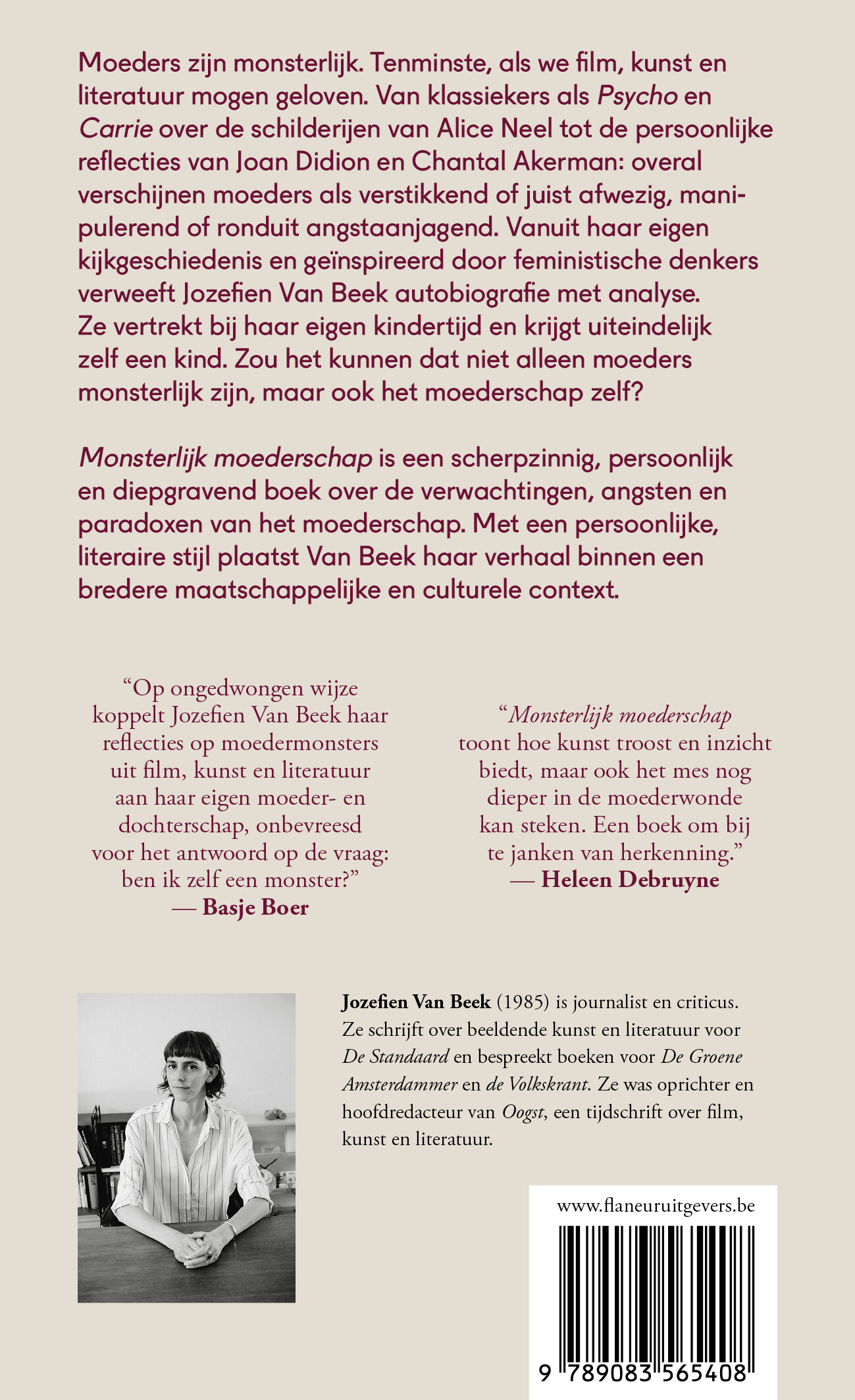 Monsterlijk moederschap achterkant