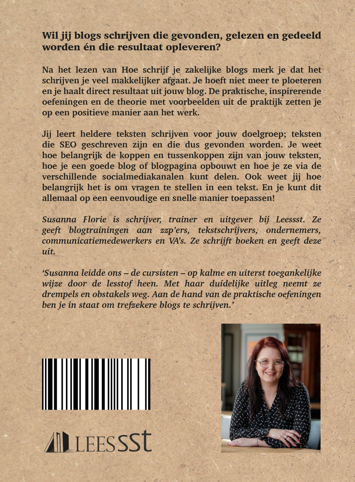 Hoe schrijf je zakelijke blogs? / Hoe schrijf je ... / 1 achterkant