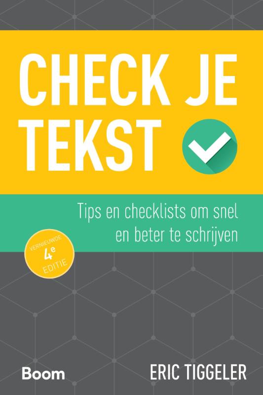 Eric Tiggeler Check Je Tekst / Check Je