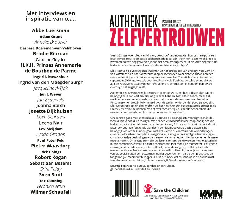 Authentiek zelfvertrouwen achterkant