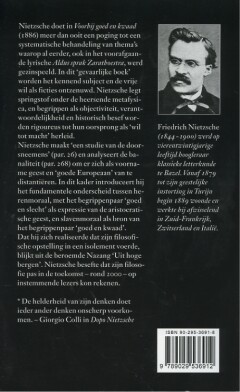 Voorbij goed en kwaad / Nietzsche-bibliotheek achterkant