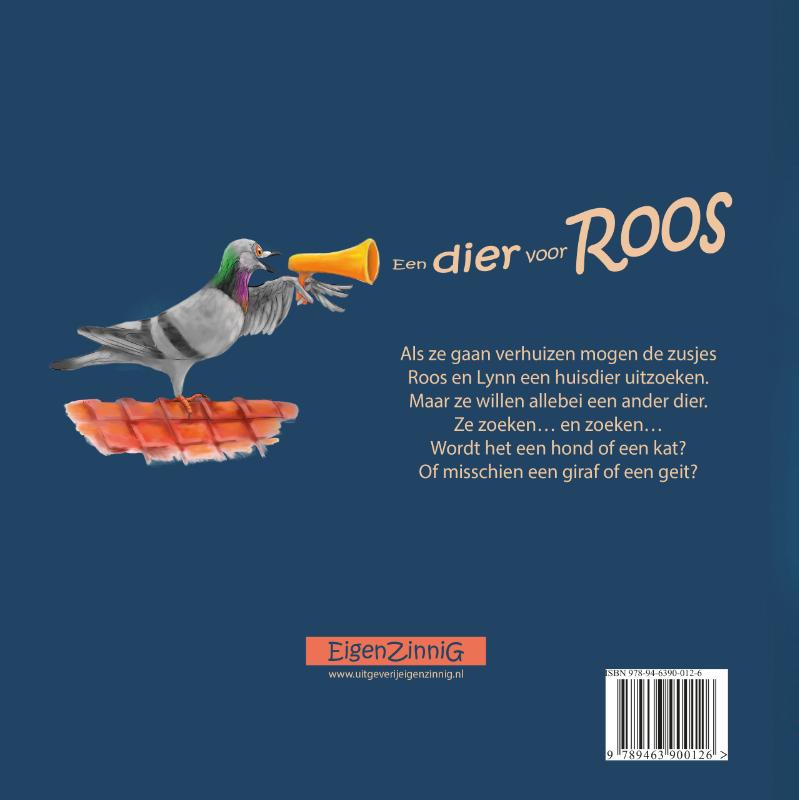 Een dier voor Roos achterkant